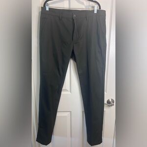 “Vintage 1946” Men's Dark Green/Khaki Modern Fit Performance Chinos w/ Pockets